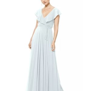 Bill Levkoff Bridesmaid Dress Blue